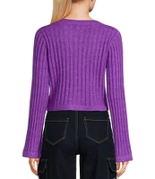 GB Long Sleeve Ribbed Cropped Sweater