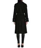 GB Long Tie Waist Trench Coat