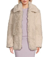 GB Mixed Pile Faux Fur Jacket