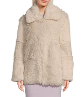 GB Mixed Pile Faux Fur Jacket