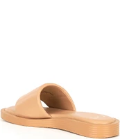 GB Off-Duty Pool Leather Flat Slides