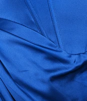 GB Social One Shoulder Satin Dress