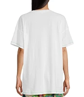 GB Oversized Destination Tropical Graphic T-Shirt