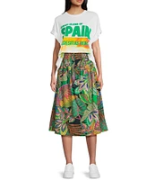 GB Oversized Destination Tropical Graphic T-Shirt