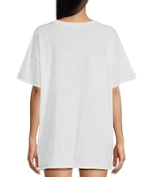 GB Oversized Destination Tropical Graphic T-Shirt