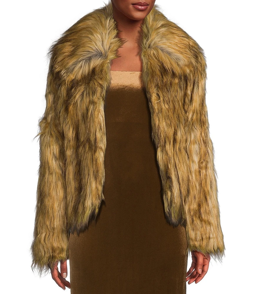 GB Oversized Faux Fur Jacket