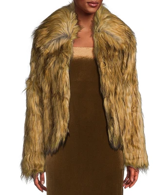 GB Oversized Faux Fur Jacket