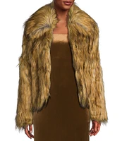 GB Oversized Faux Fur Jacket