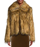 GB Oversized Faux Fur Jacket