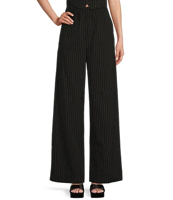 GB Pinstripe Wide Leg Pants