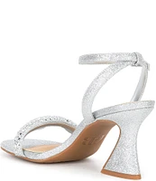 GB Razl-Dazl Rhinestone Sculpted Heel Dress Sandals