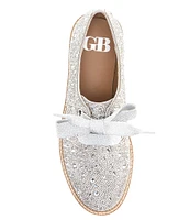 GB Re-Vival Rhinestone Embellished Lace-Up Platform Oxfords