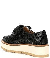 GB Re-Vival Rhinestone Embellished Lace-Up Platform Oxfords