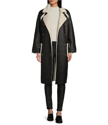 GB Reversible Belted Sherpa Coat