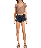 GB Roll Cuff Denim Shorts