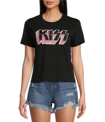 GB Roll Cuff KISS Graphic Band T-Shirt