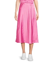 GB Satin Midi Skirt