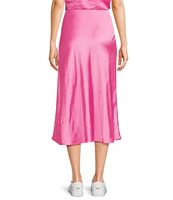 GB Satin Midi Skirt