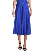 GB Satin Midi Skirt