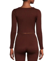 GB Seamless Knit Long Sleeve Top