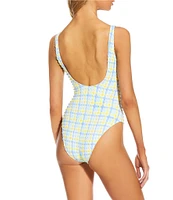 GB Seersucker Puff Classic Tank One Piece