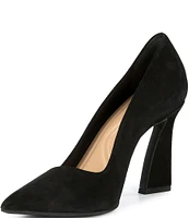 GB Self-Made Nubuck Pointed Toe Pumps