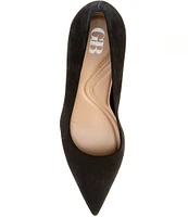 GB Self-Made Nubuck Pointed Toe Pumps