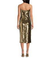 GB Sequin Midi Dress