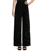 GB Coordinating Sequin Wide Leg Pants