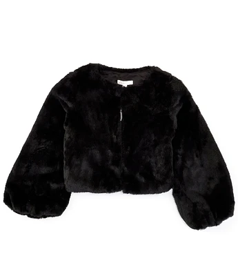 GB Social Big Girls 7-16 Faux Fur Jacket