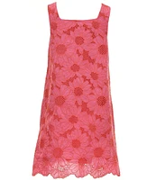 GB Social Big Girls 7-16 Sleeveless Eyelet Shift Dress