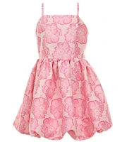 GB Social Big Girls 7-16 Sleeveless Floral Bubble Hem Dress