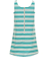 GB Social Little Girls 2-6X Striped Bow Front Shift Dress
