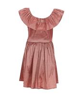 GB Social Little Girls 2T-6X Taffeta Dress