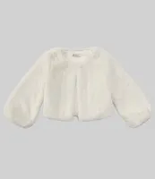 GB Social Little Girls 2T-6X Faux Fur Jacket