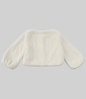 GB Social Little Girls 2T-6X Faux Fur Jacket