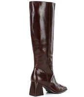 GB Sole-Sister Leather Block Heel Tall Boots