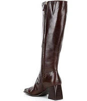 GB Sole-Sister Leather Block Heel Tall Boots