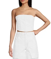 GB Strapless Denim Coordinating Top