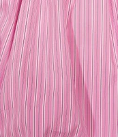 GB Striped Poplin Bubble Coordinating Mini Skirt