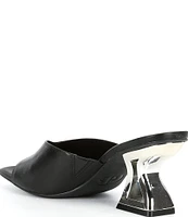 GB Vibe-Check Leather Sculpted Heel Sandals