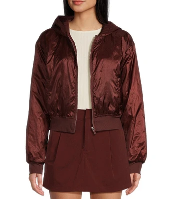 GB Zipper Front Bomber Jacket