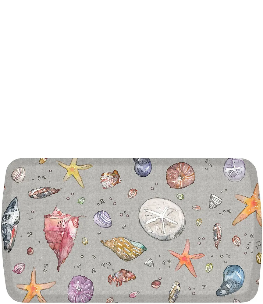 GelPro Elite Comfort Kitchen Floor Mat Seashells