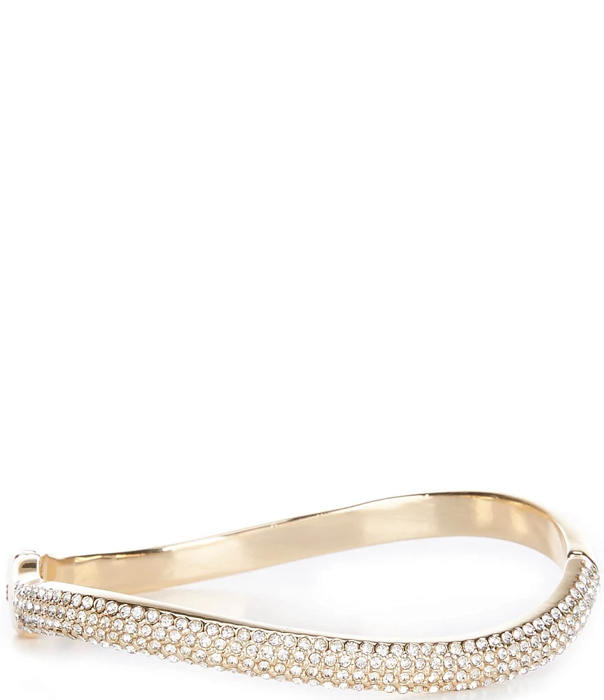 Gemma Layne Crystal Pave Hinge Cuff Bracelet