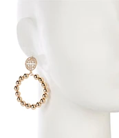 Gemma Layne Geometric Ball Circle Orbital Earrings