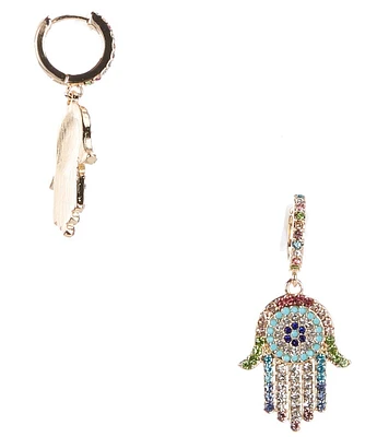 Gemma Layne Hamsa Hand Drop Earrings