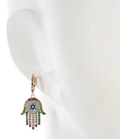 Gemma Layne Hamsa Hand Drop Earrings