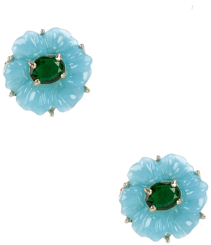 Gemma Layne Resin Flower Stud Earrings