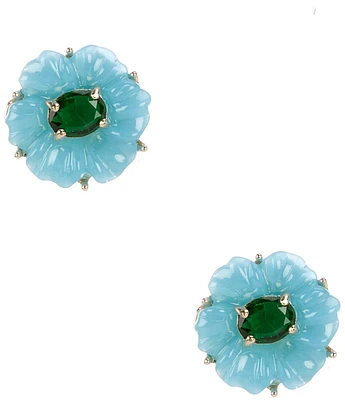 Gemma Layne Resin Flower Stud Earrings