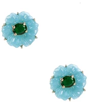 Gemma Layne Resin Flower Stud Earrings